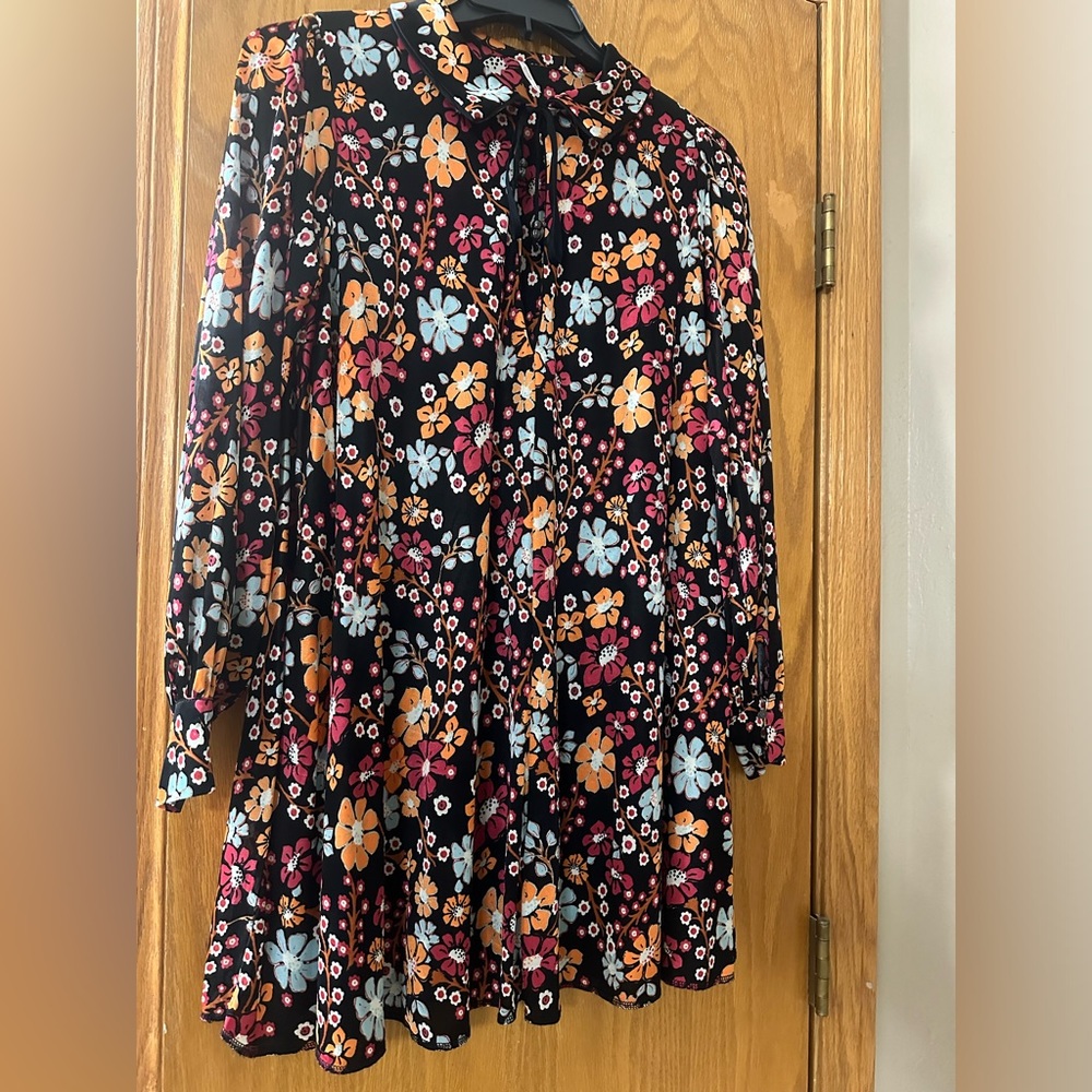 Beautiful Floral Print Free People Dress